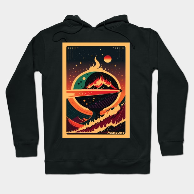 Mercury, Space poster Hoodie by BokeeLee